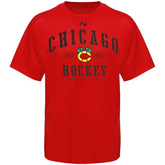 Majestic Chicago Blackhawks Red Ice Classic T-shirt - Pro Jersey Sports