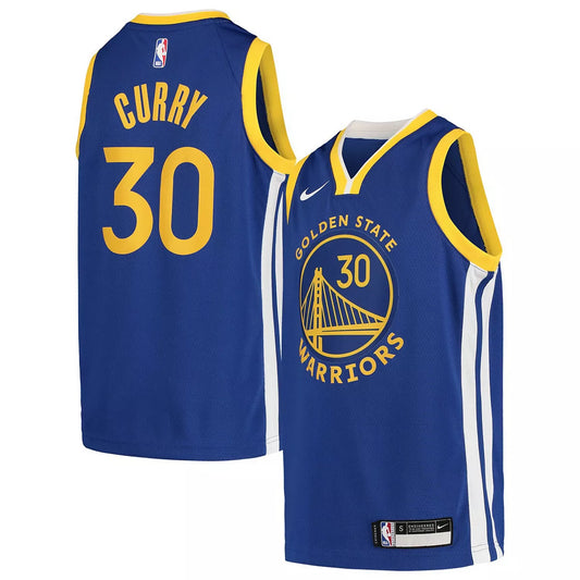 Youth Golden State Warriors Stephen Curry Nike Royal Swingman Icon Jersey - Pro Jersey Sports