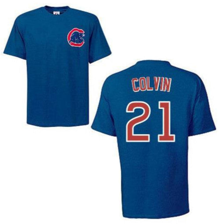Chicago Cubs Tyler Colvin Adult Player T-Shirt - Pro Jersey Sports