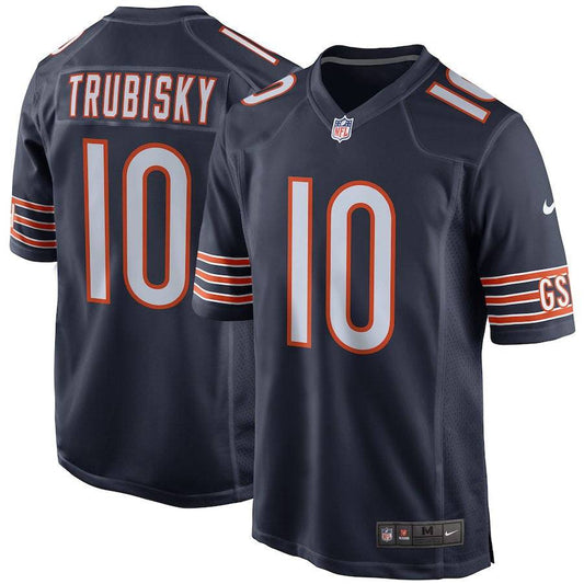 Youth Chicago Bears Mitchell Trubisky Nike Navy Game Jersey - Pro Jersey Sports