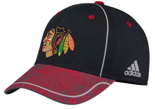 Men’s Chicago Blackhawks Authentic Collection Alpha Structured Flex Fit Hat By Adidas - Pro Jersey Sports