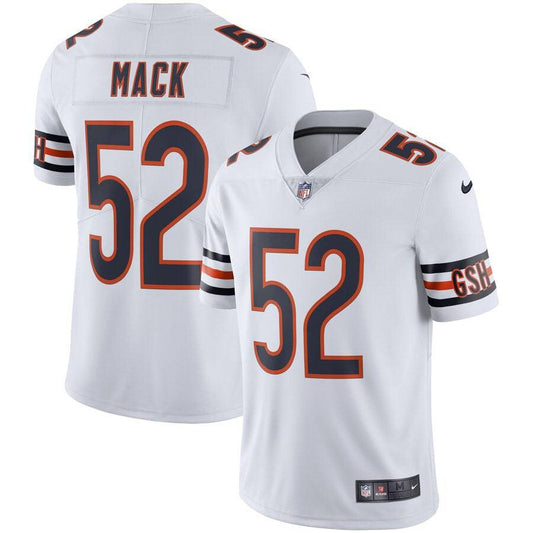 Men's Chicago Bears Khalil Mack Nike White Vapor Limited Jersey - Pro Jersey Sports