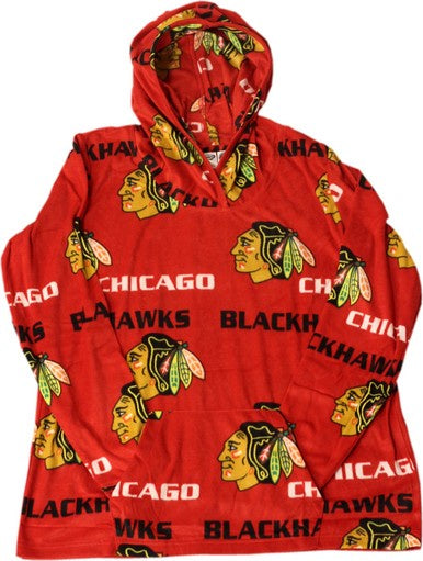 Women's Chicago Blackhawks Pullover Hooded Fleece Facade - Pro Jersey Sports