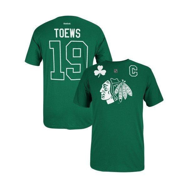 Men's Chicago Blackhawks Jonathan Toews St. Patrick's Day T-Shirt - Pro Jersey Sports