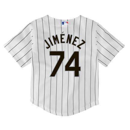 Child Eloy Jimenez Chicago White Sox Majestic White Home Cool Base Replica Jersey - Pro Jersey Sports