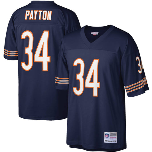 Men's Mitchell & Ness Walter Payton Navy Chicago Bears 1985 Legacy Replica Jersey - Pro Jersey Sports