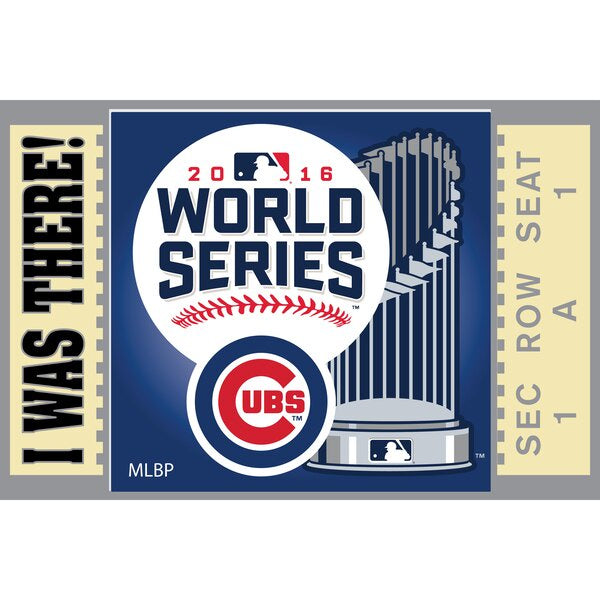 Chicago Cubs 2016 World Series Bound I Was There Lapel Pin - Pro Jersey Sports