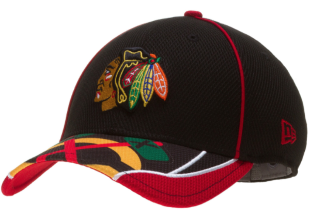 Child/Youth NHL Chicago Blackhawks Junior Team Illusion Flex Fit 39THIRTY Cap By New Era - Pro Jersey Sports