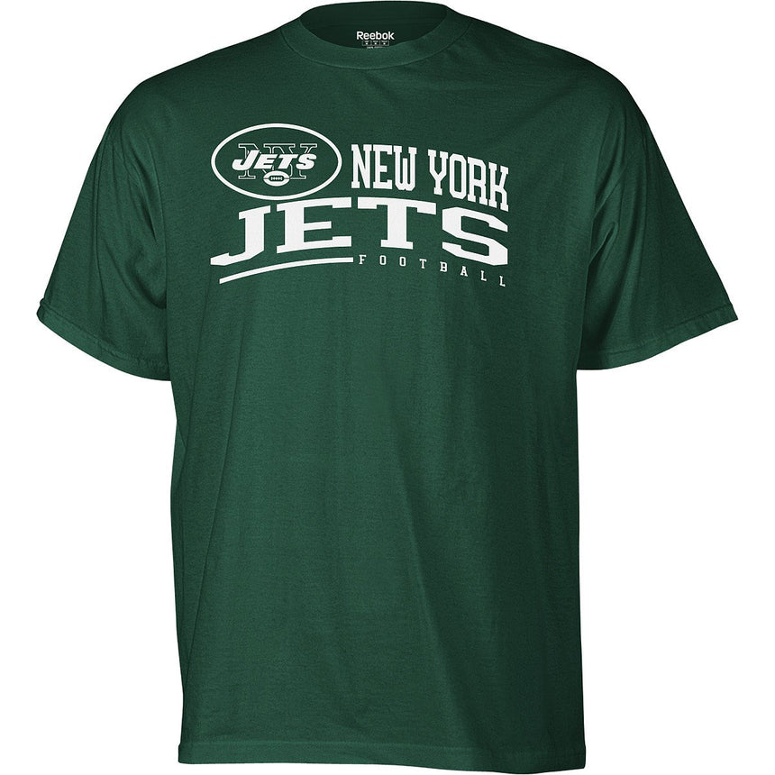Mens Reebok New York Jets Arched Horizon Short Sleeve T-Shirt - Pro Jersey Sports