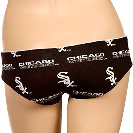 Concepts Sport Chicago White Sox Women's Black All Over Print Boyshort Panties - Pro Jersey Sports