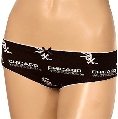 Concepts Sport Chicago White Sox Women's Black All Over Print Boyshort Panties - Pro Jersey Sports