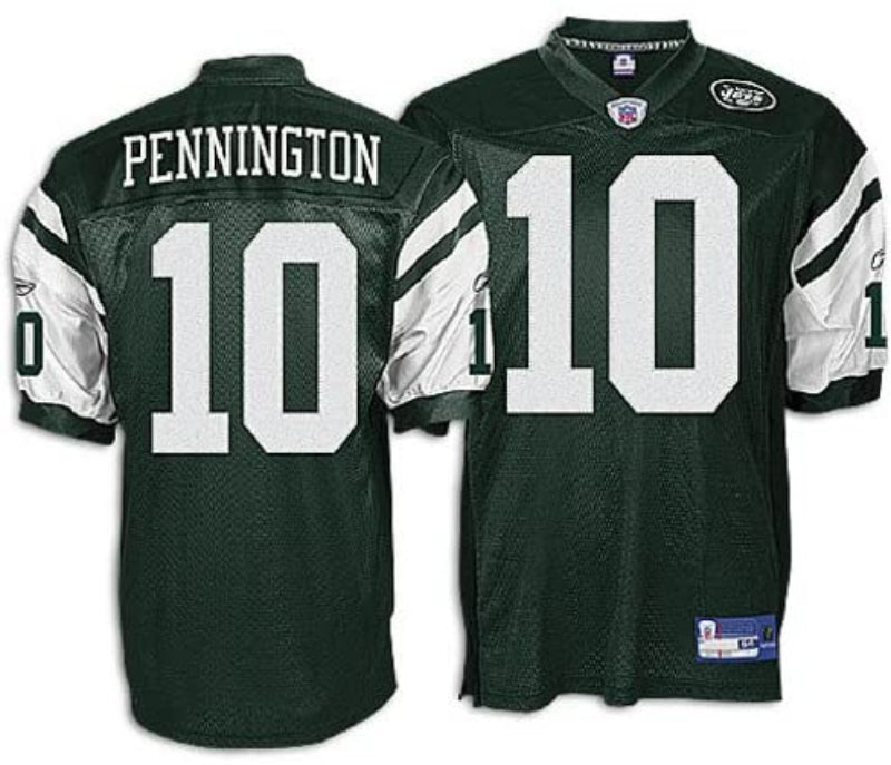 Chad Pennington New York Jets Reebok Green Authentic Jersey - Pro Jersey Sports