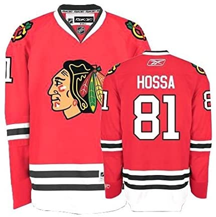 Youth Chicago Blackhawks Marian Hossa Premier Home Jersey - Pro Jersey Sports