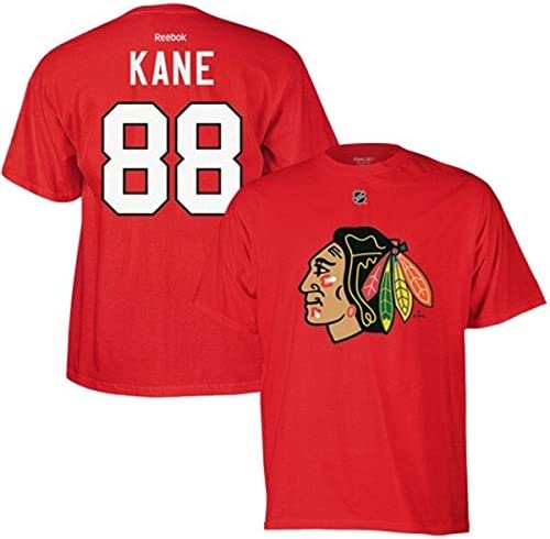 Men's Chicago Blackhawks Patrick Kane Reebok Home Name & Number T-Shirt - Pro Jersey Sports