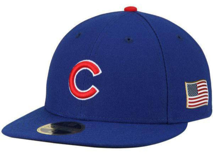 Men's Chicago Cubs New Era Royal Authentic Collection On-Field 59FIFTY Low Profile Fitted Hat with 9/11 Side Patch - Pro Jersey Sports
