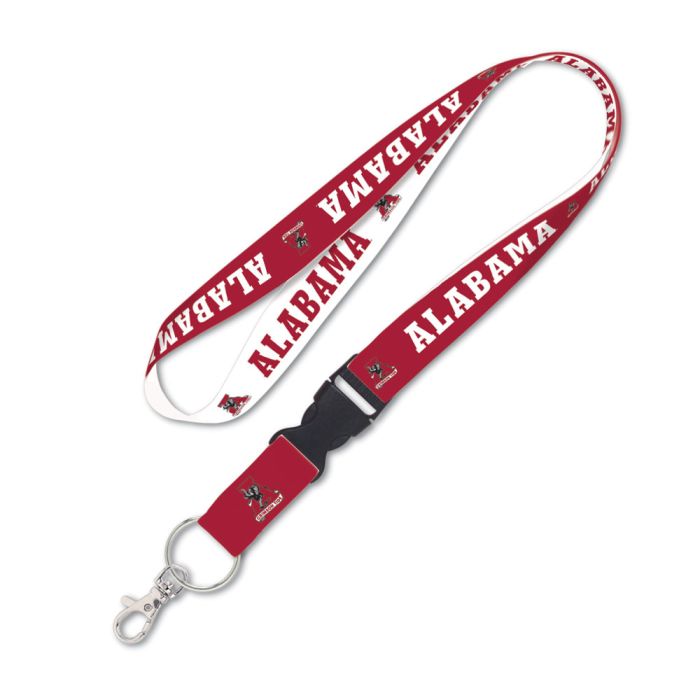 Alabama Crimson Tide College Vault Double Sided Lanyard With Detachable Buckle By Wincraft - Pro Jersey Sports
