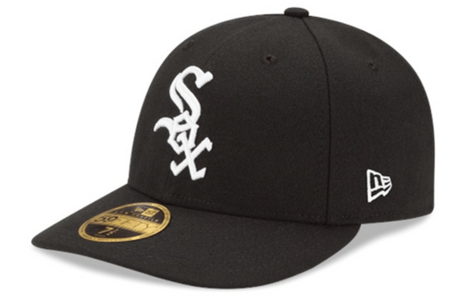 Men's Chicago White Sox New Era Black Authentic Collection On Field Low Profile Game 59FIFTY Fitted Hat - Pro Jersey Sports