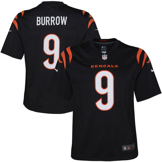 Youth Cincinnati Bengals Joe Burrow Nike Black Game Jersey - Pro Jersey Sports