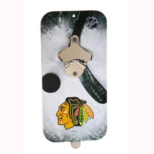 Chicago Blackhawks NHL Clink 'n' Drink Magnetic Bottle Opener - Pro Jersey Sports