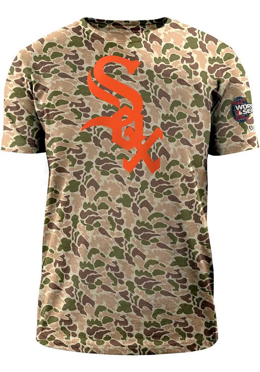 Men's Chicago White Sox 2005 World Series Duck Camo New Era Tee - Pro Jersey Sports