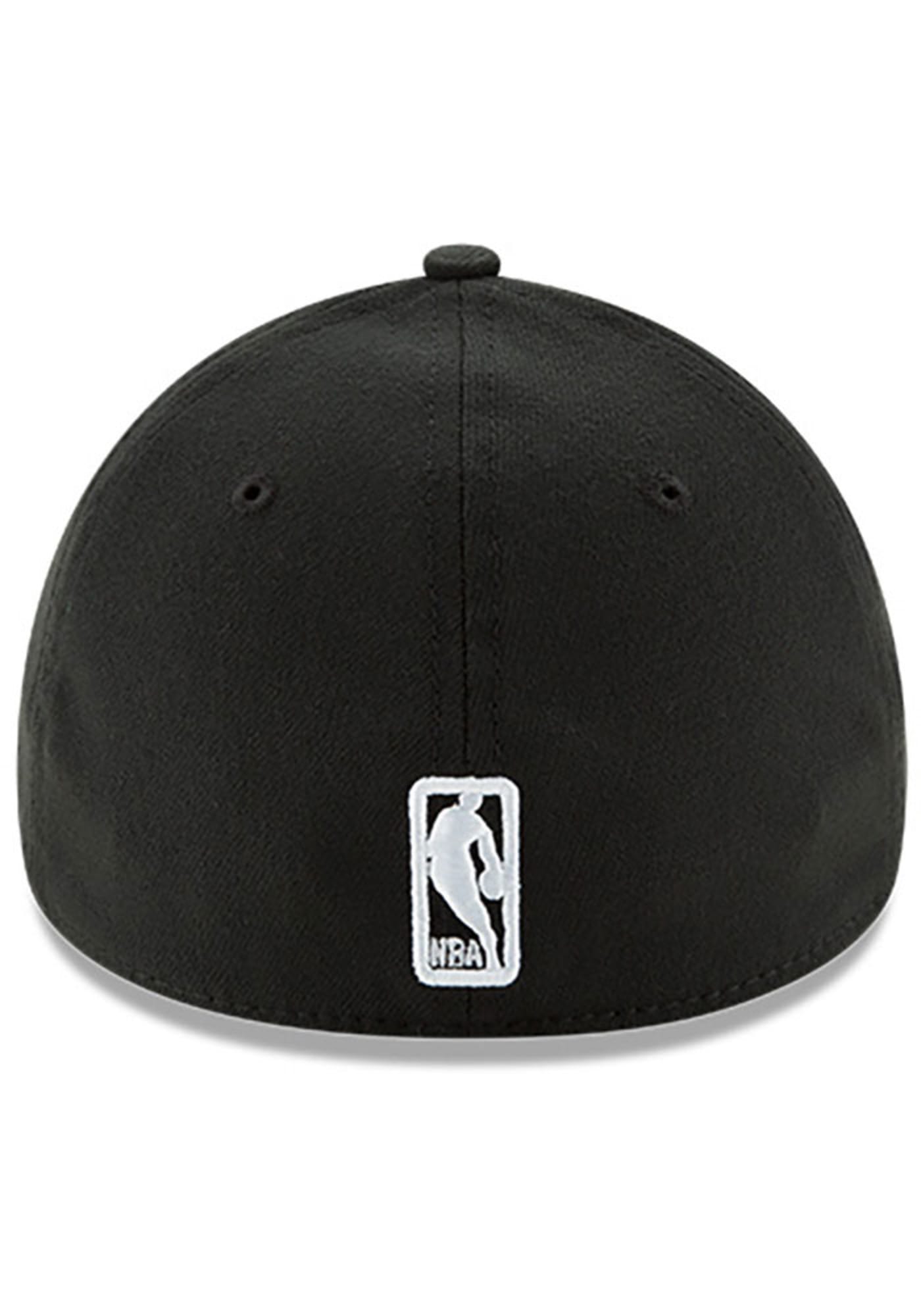 Men's Chicago Bulls New Era Black NBA Team Classic 39THIRTY Flex Hat - Pro Jersey Sports