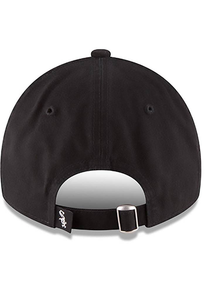 Men's Chicago White Sox New Era Black Game Replica Core Classic 9TWENTY Adjustable Hat - Pro Jersey Sports