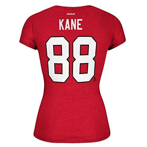 Women's Chicago Blackhawks Patrick Kane Cap Sleeve Player Tee - Pro Jersey Sports