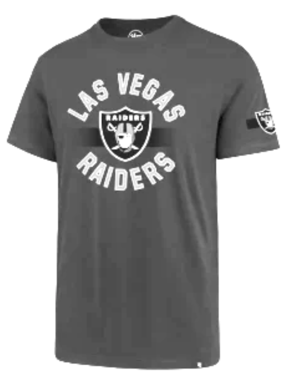 Men's Las Vegas Raiders Charcoal Super Rival '47 Brand Tee - Pro Jersey Sports