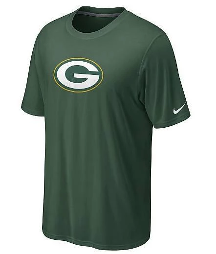 Nike Green Bay Packers Sideline Legend Authentic Logo Dri-FIT T-Shirt - Pro Jersey Sports