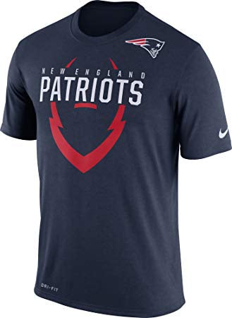 YOUTH NIKE New England Patriots Navy Icon Performance T-Shirt - Pro Jersey Sports
