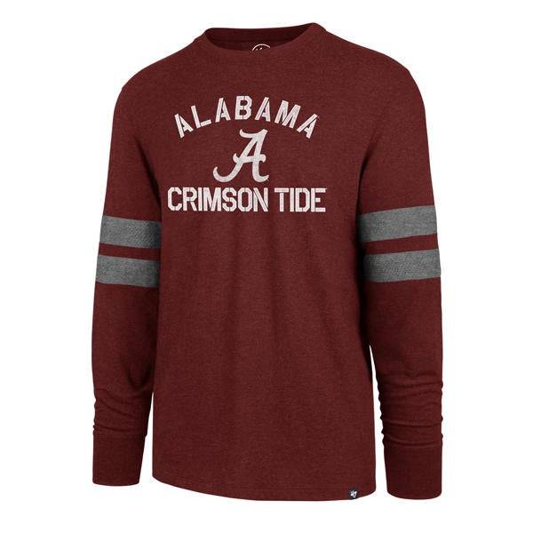 Men's Alabama Crimson Tide Club Scramble Long Sleeve Tee By ’47 Brand - Pro Jersey Sports