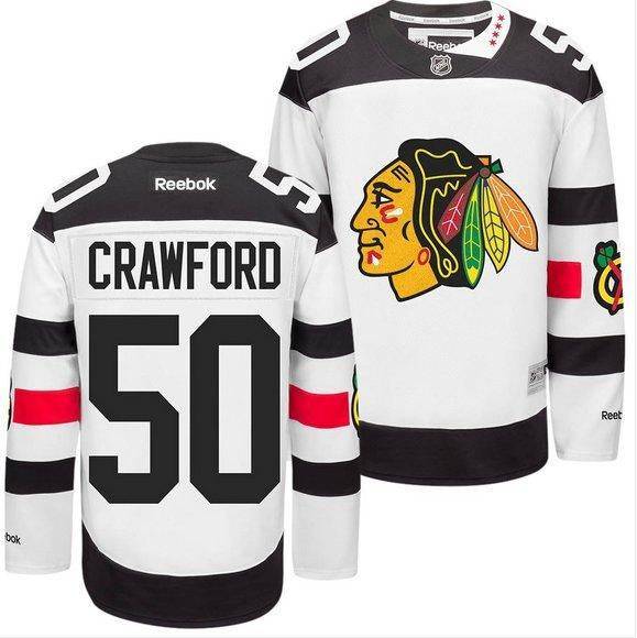 Men's Chicago Blackhawks Corey Crawford 2016 Stadium Series Premier Replica Jersey - Pro Jersey Sports