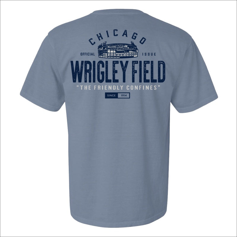 Men's Wrigley Field Bluestone Smokey Arch Tee - Pro Jersey Sports