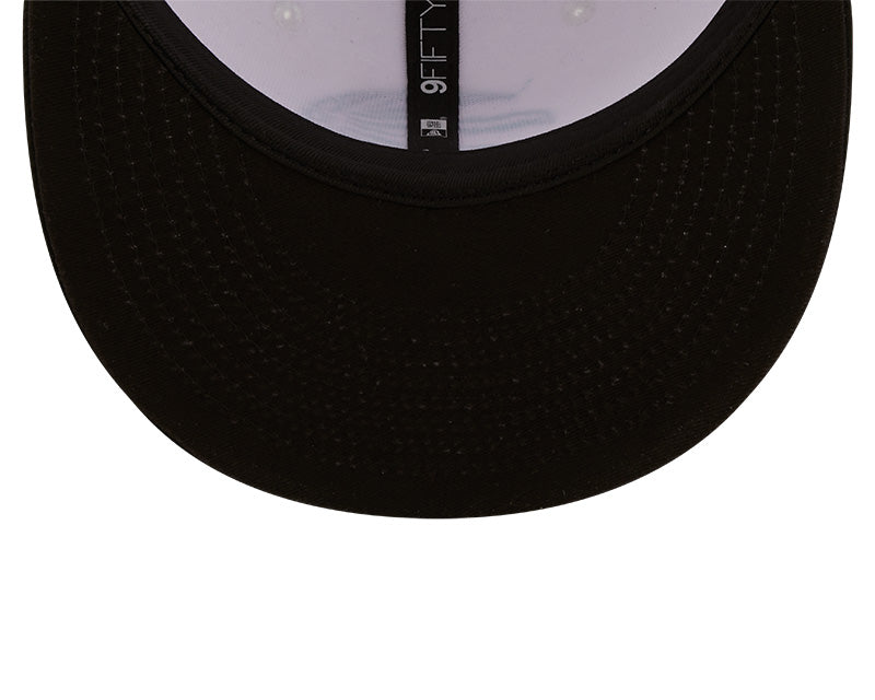 Men's Toronto Raptors New Era 2 Tone White and Black Color Pack 9FIFTY Snapback Hat - Pro Jersey Sports