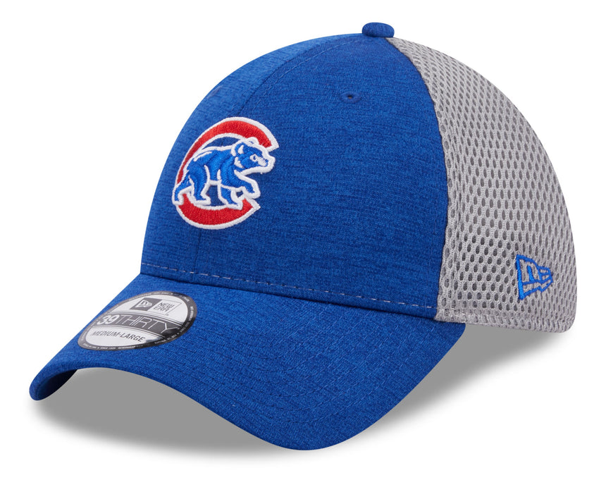 Chicago Cubs Alternate Logo 39THIRTY Royal/Gray Shadowed Neo Flex Fit Hat By New Era - Pro Jersey Sports