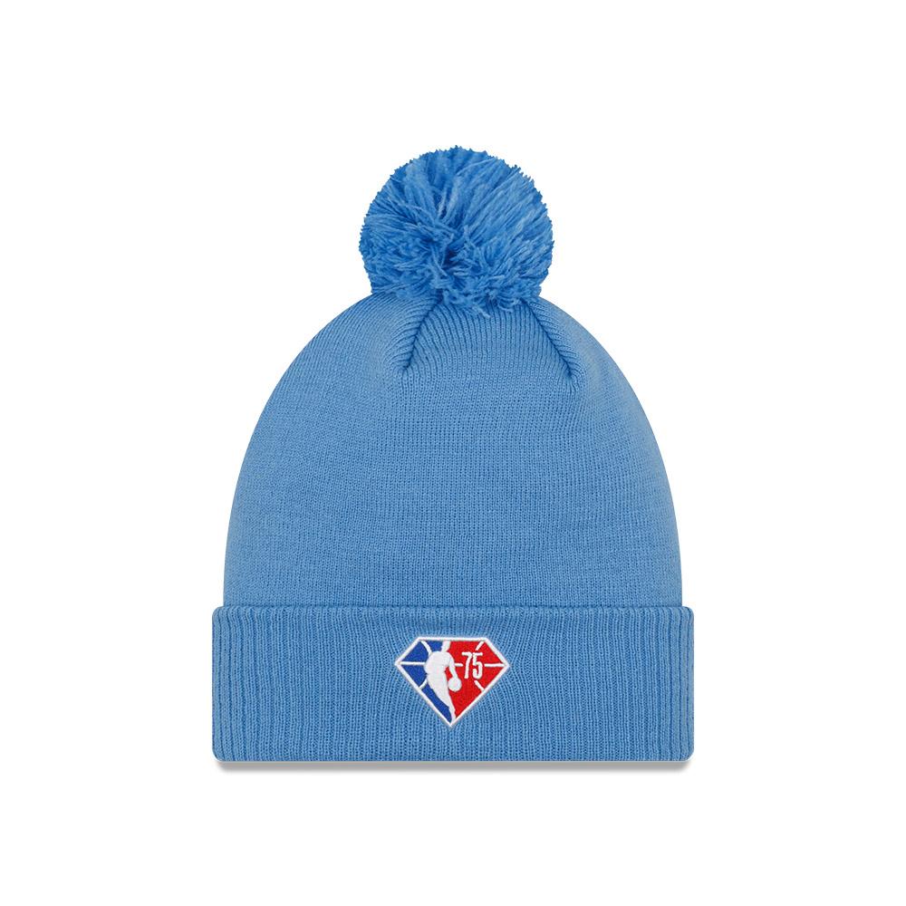 Los Angeles Lakers '21 NBA City Edition New Era Blue Cuffed Knit Hat - Pro Jersey Sports