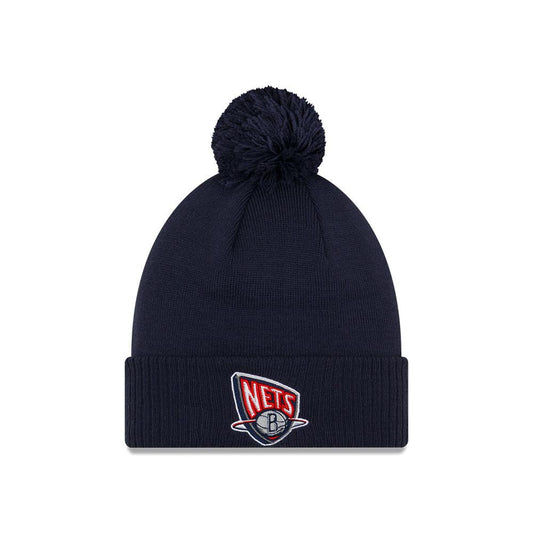 Brooklyn Nets '21 NBA City Edition New Era Navy Cuffed Knit Hat