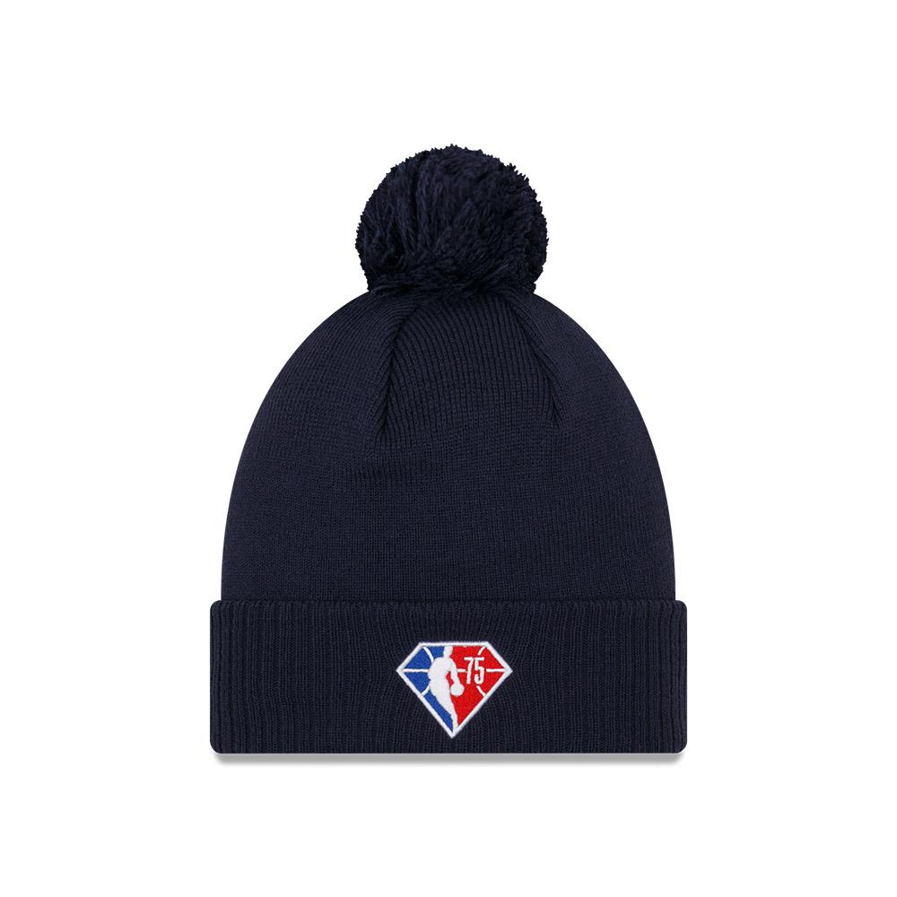 Brooklyn Nets '21 NBA City Edition New Era Navy Cuffed Knit Hat - Pro Jersey Sports