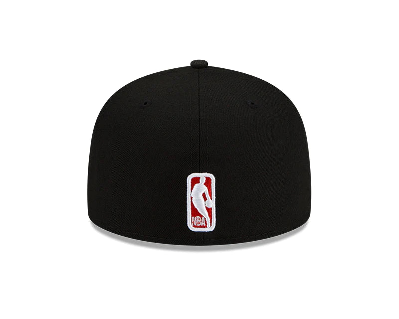 Chicago Bulls New Era Black Windy City Cluster 59FIFTY Fitted Hat - Pro Jersey Sports