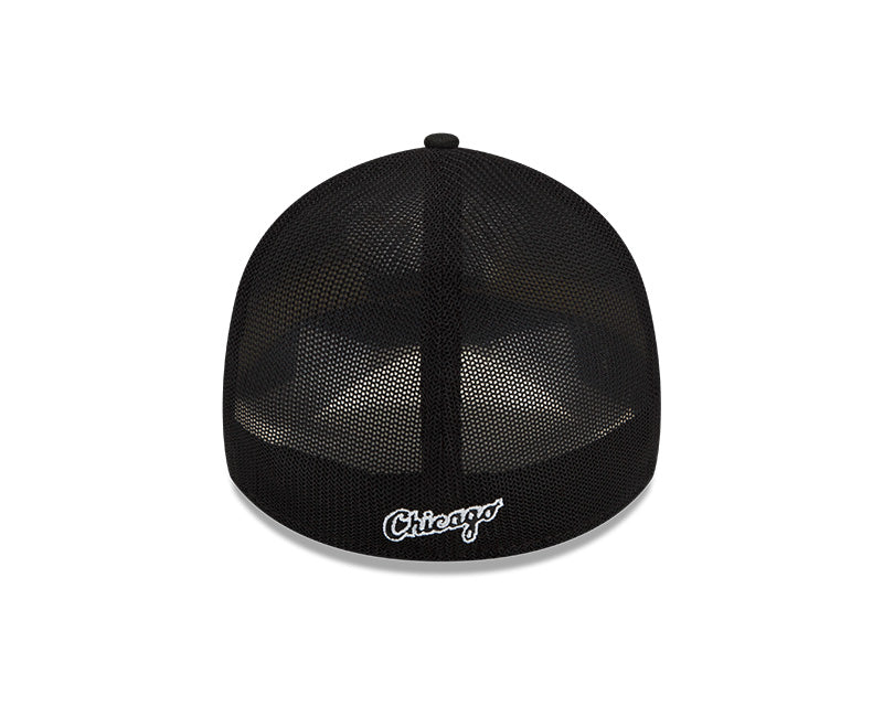 Men's Chicago White Sox New Era Black Batting Practice 39THIRTY Flex-Fit Hat - Pro Jersey Sports