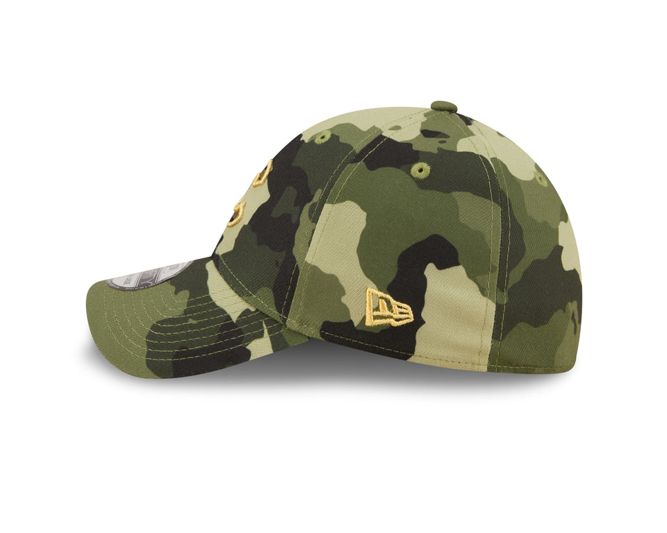 Men's Chicago Cubs New Era Camo 2022 Armed Forces Day 39THIRTY Flex Hat