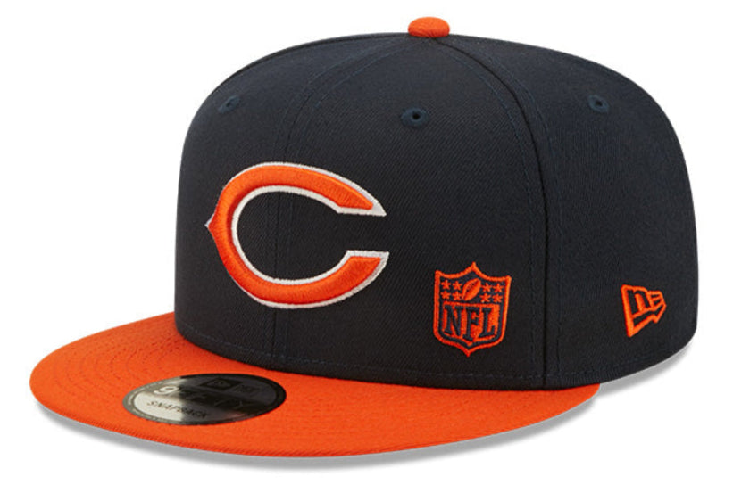 Chicago Bears Primary Logo New Era 2 Tone League Flawless 9FIFTY Snapback Hat - Pro Jersey Sports