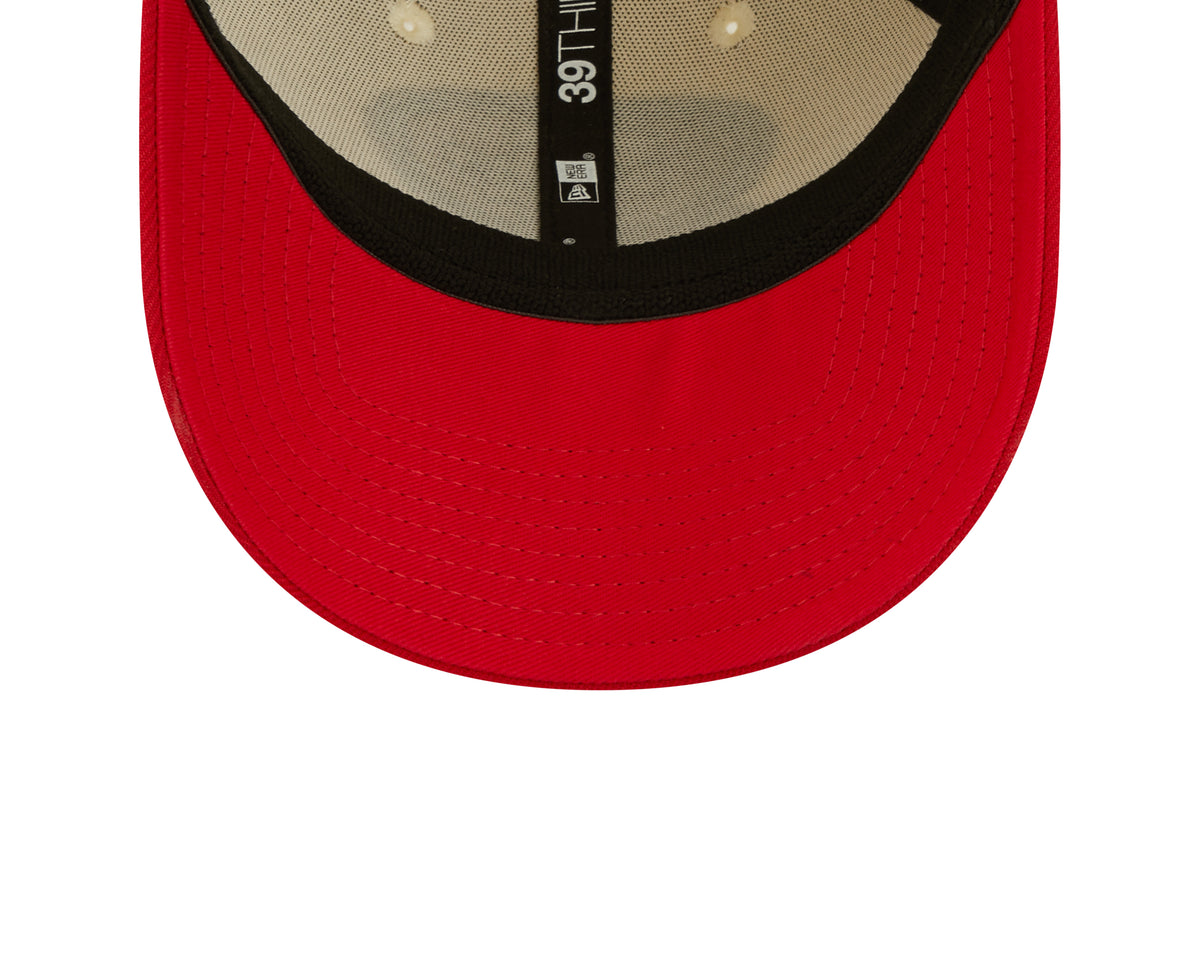 Men's San Francisco 49ers New Era Cream/Red 2022 Sideline 39THIRTY Flex Hat - Pro Jersey Sports