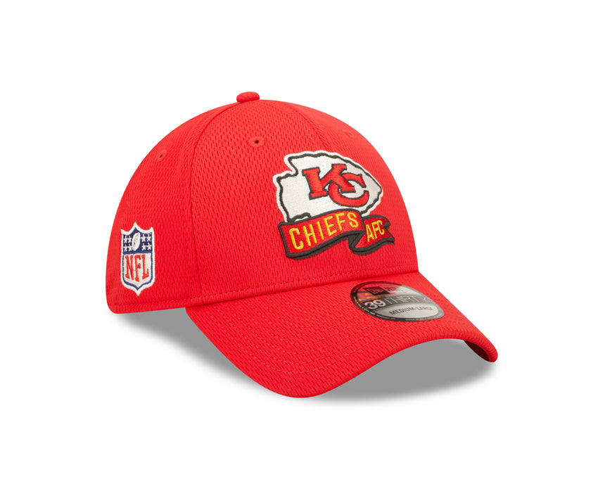 Men's Kansas City Chiefs New Era Red 2022 Sideline Coaches 39THIRTY Flex Hat - Pro Jersey Sports