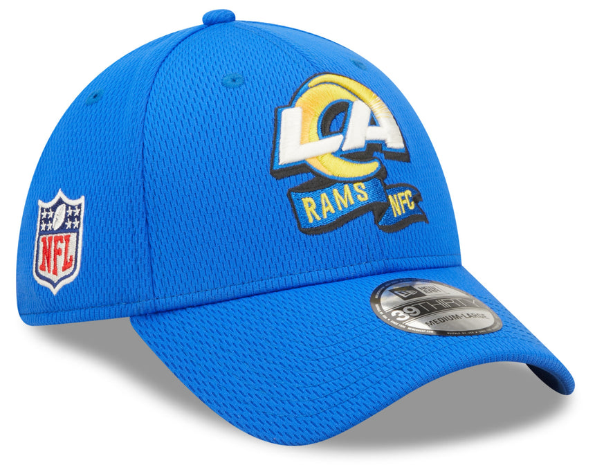 Men's Los Angeles Rams New Era Blue 2022 Sideline Coaches 39THIRTY Flex Hat - Pro Jersey Sports