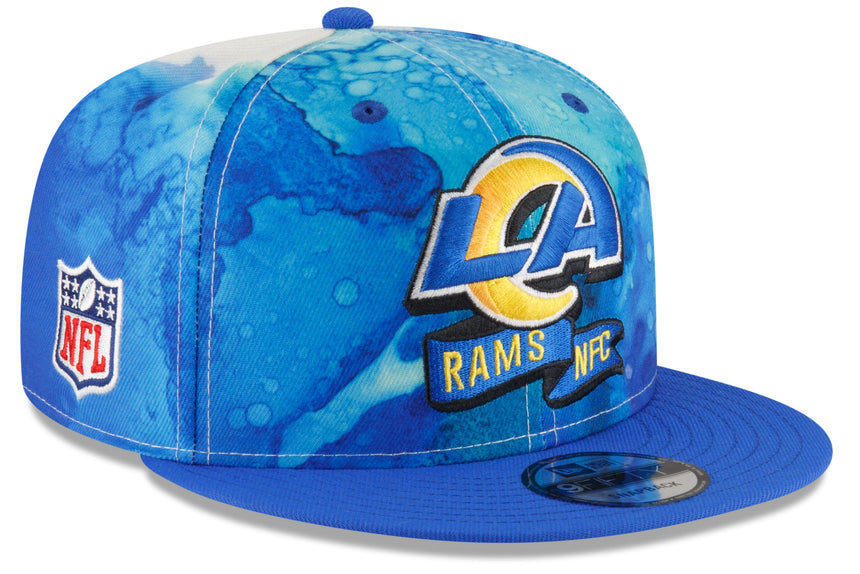 Men's Los Angeles Rams New Era Ink 2022 NFL Sideline 9FIFTY Snapback Adjustable Hat - Pro Jersey Sports