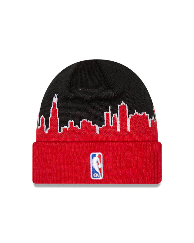 Men's Chicago Bulls New Era 2022/23 NBA Tip-off Cuffed Knit Hat - Pro Jersey Sports