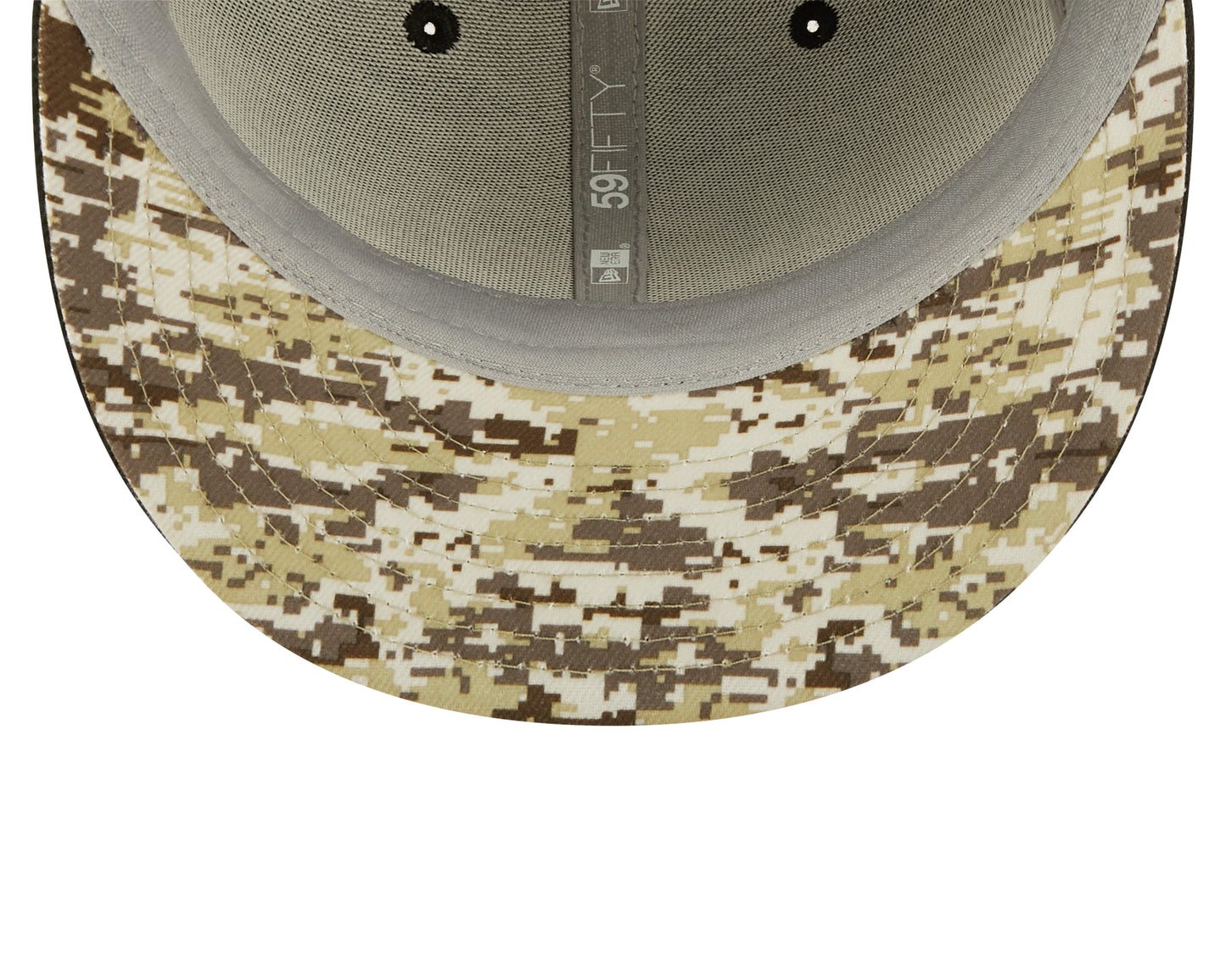 Chicago Bears 2022 Sideline Salute To Service Primary Logo Black New Era 59FIFTY Fitted Hat - Pro Jersey Sports