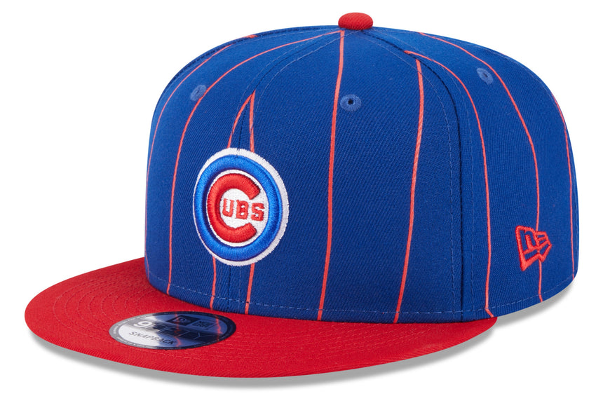 Chicago Cubs Bullseye Logo Royal/Red Vintage New Era 9FIFTY Snapback Hat - Pro Jersey Sports