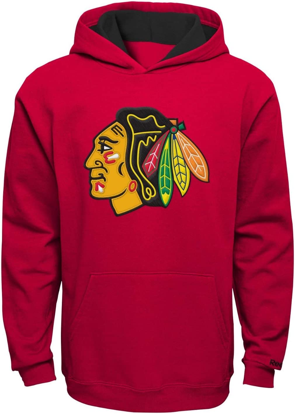 Youth Chicago Blackhawks Reebok Red Sportsman Pullover Hoodie - Pro Jersey Sports